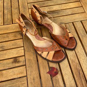 John Fluevog Vintage Studded Sandal - Size 8.5 - fit like 9.5